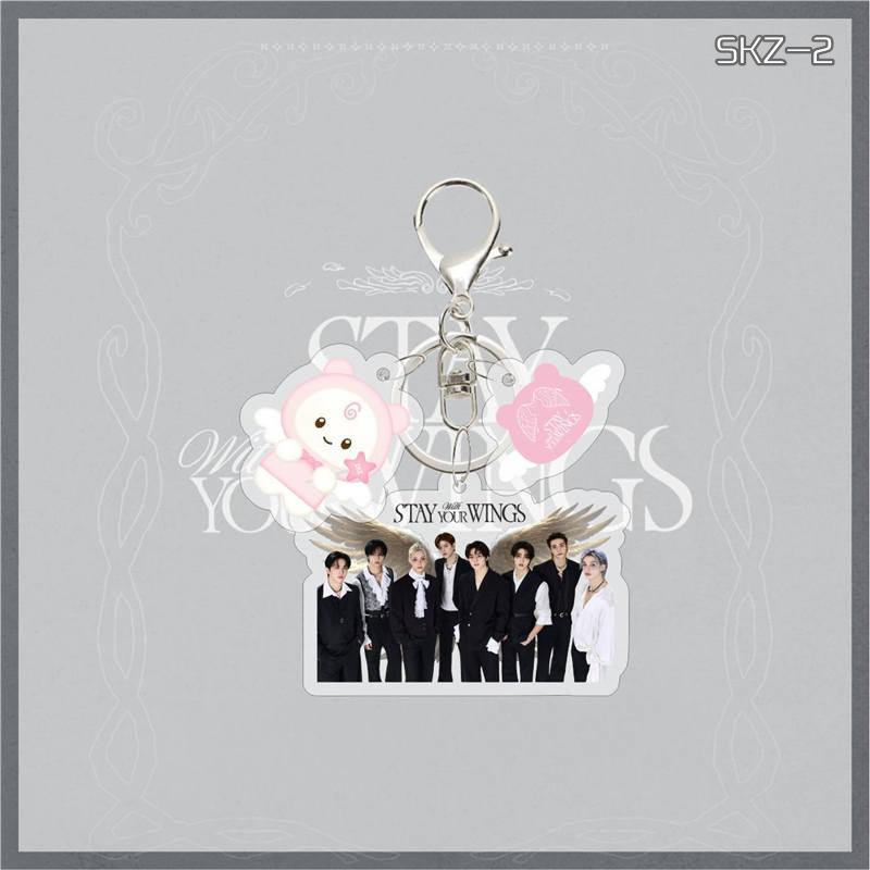 2番目半額 Stray Kidsグッズ SKZ キーリング STAY WITH YOUR WINGS