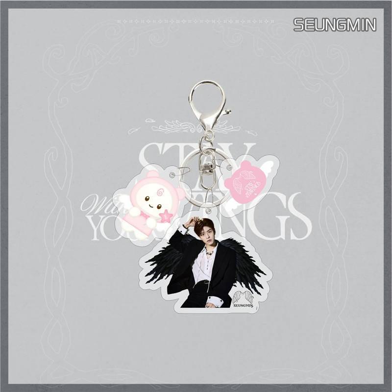 2番目半額 Stray Kidsグッズ SKZ キーリング STAY WITH YOUR WINGS