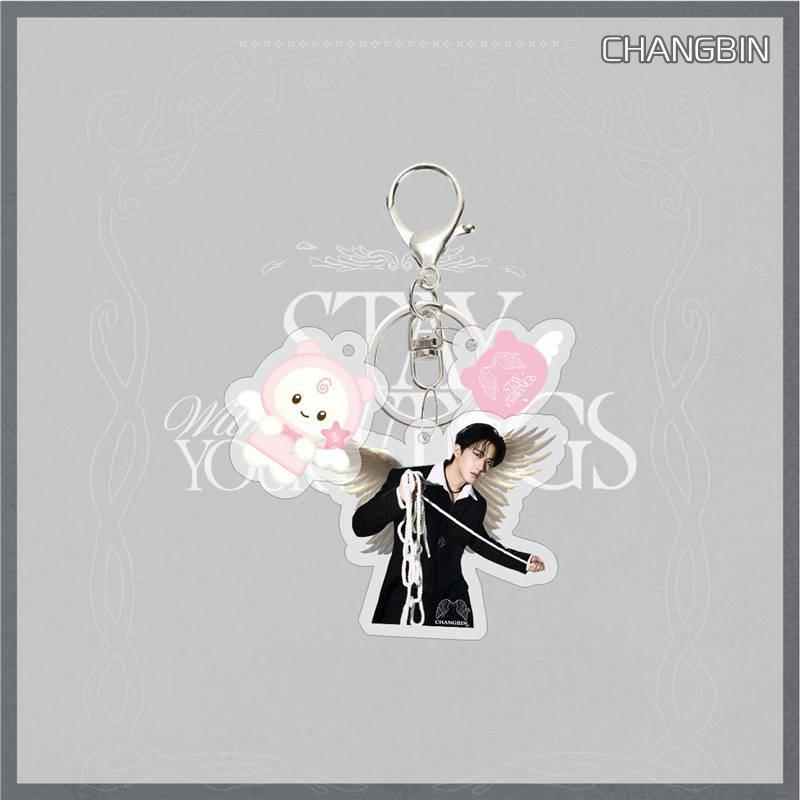 2番目半額 Stray Kidsグッズ SKZ キーリング STAY WITH YOUR WINGS