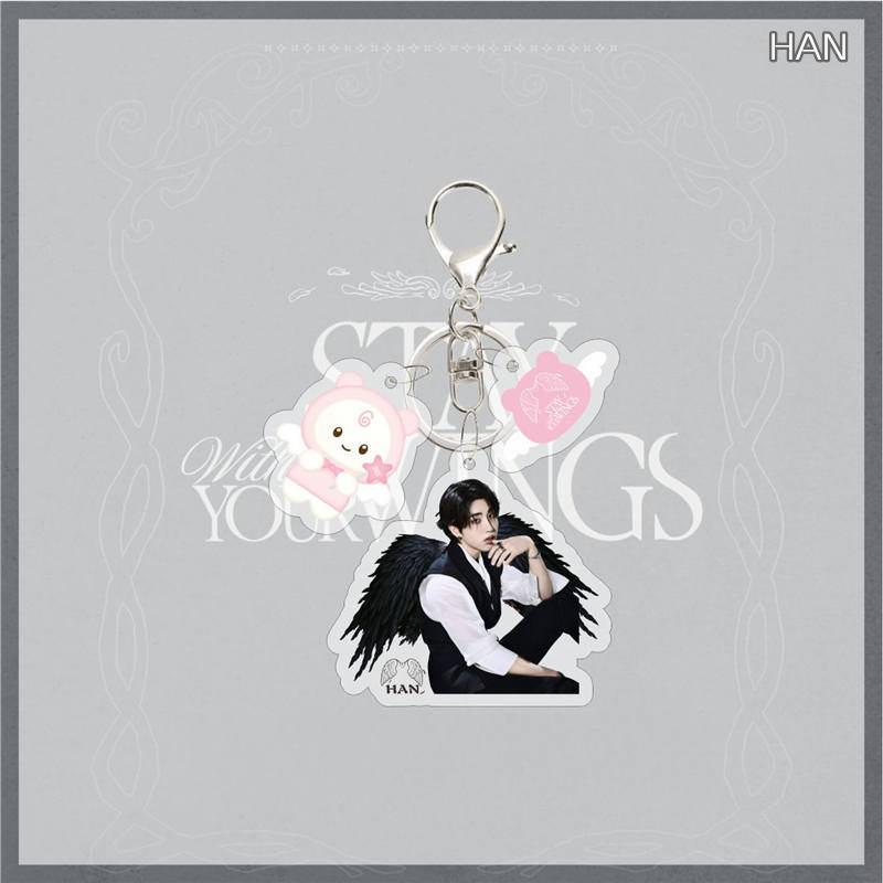 2番目半額 Stray Kidsグッズ SKZ キーリング STAY WITH YOUR WINGS