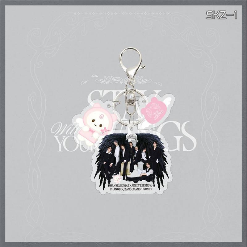 2番目半額 Stray Kidsグッズ SKZ キーリング STAY WITH YOUR WINGS