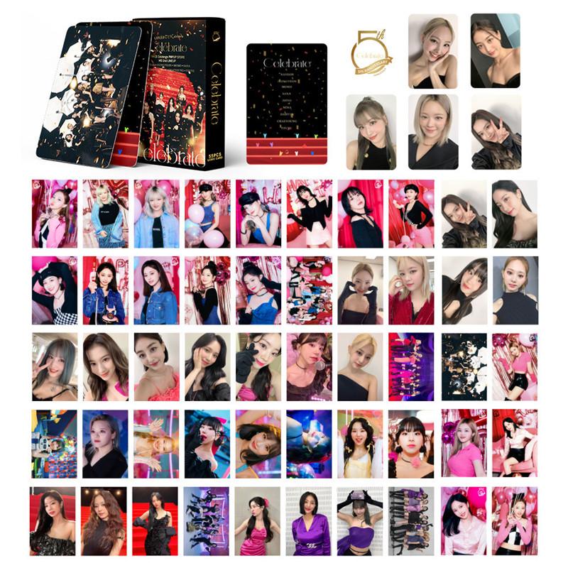 TWICEグッズ フォト カード 55枚 セット トレカ トゥワイス 写真 全員 フォトカード K-POP 韓国 アイドル CELEBRATE 応援 小物 LOMOカード｜twast｜02
