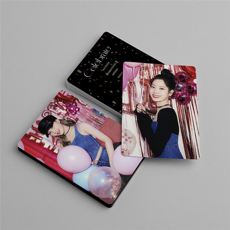 TWICEグッズ フォト カード 55枚 セット トレカ トゥワイス 写真 全員 フォトカード K-POP 韓国 アイドル CELEBRATE 応援 小物 LOMOカード｜twast｜06