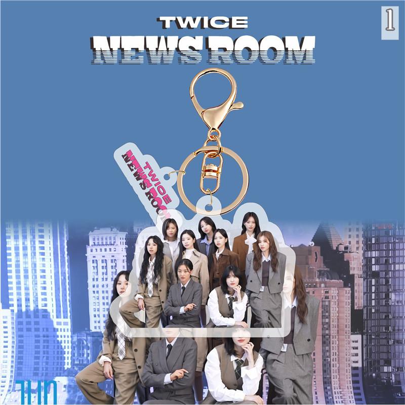 2番目半額 TWICEグッズ キーリング NEWS ROOM アクリル トゥワイス キーホルダー グッズ キーチェーン アクセサリー 携帯 鍵 自動車飾り 小物 飾り ONCE |  | 11