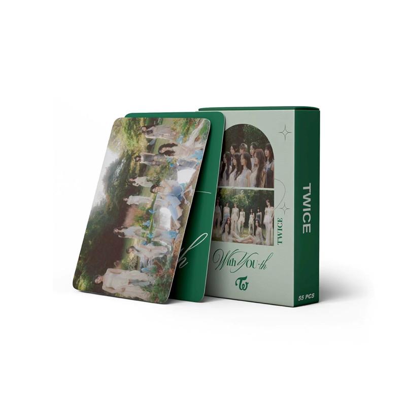 TWICEグッズ フォト カード 55枚 セット トレカ トゥワイス WITH YOU-TH 写真 全員 3タイプ フォトカード K-POP 韓国 アイドル 応援 小物 LOMOカード |  | 14
