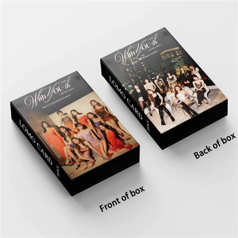 TWICEグッズ フォト カード 55枚 セット トレカ トゥワイス WITH YOU-TH 写真 全員 3タイプ フォトカード K-POP 韓国 アイドル 応援 小物 LOMOカード |  | 08