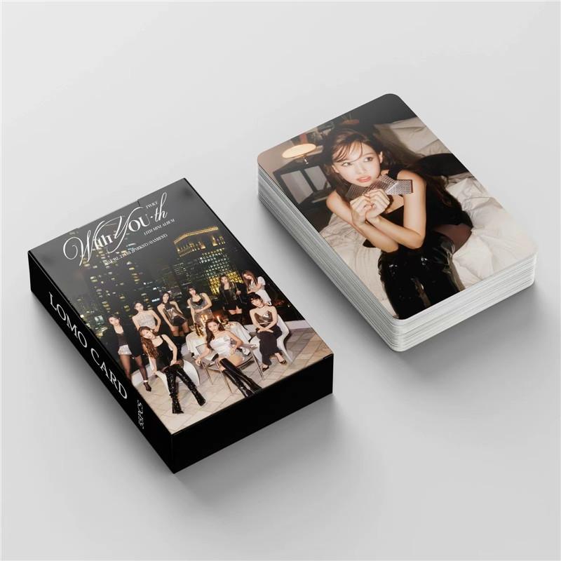 TWICEグッズ フォト カード 55枚 セット トレカ トゥワイス WITH YOU-TH 写真 全員 3タイプ フォトカード K-POP 韓国 アイドル 応援 小物 LOMOカード |  | 10