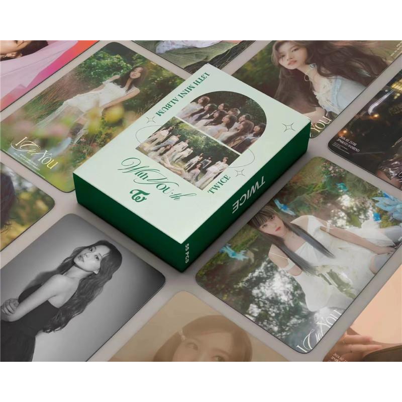 TWICEグッズ フォト カード 55枚 セット トレカ トゥワイス WITH YOU-TH 写真 全員 3タイプ フォトカード K-POP 韓国 アイドル 応援 小物 LOMOカード |  | 12
