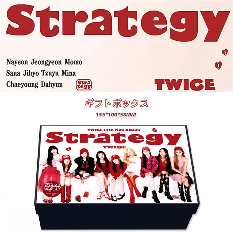 TWICEグッズ ギフトボックス フォトカード トゥワイス テープ セット