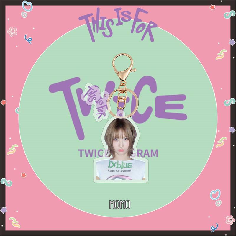 2番目半額 TWICEグッズ キーリング アクリル トゥワイス キーホルダー