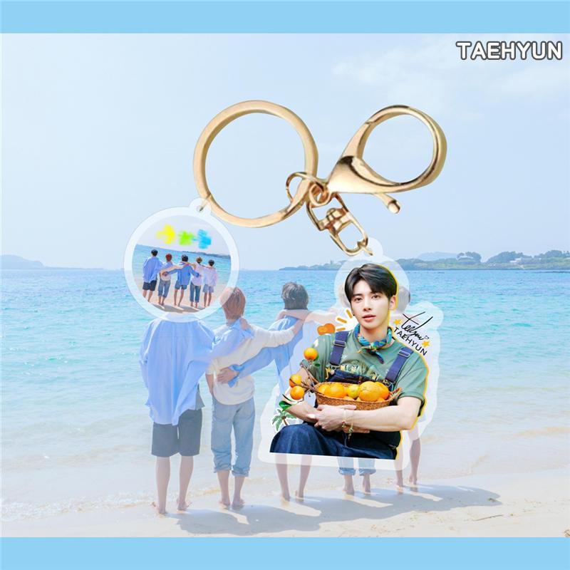 TXT TOMORROW × TOGETHER 韓国製作者グッズ 2番目半額 TXTグッズ キーリング TOMORROW X TOGETHER アクリル