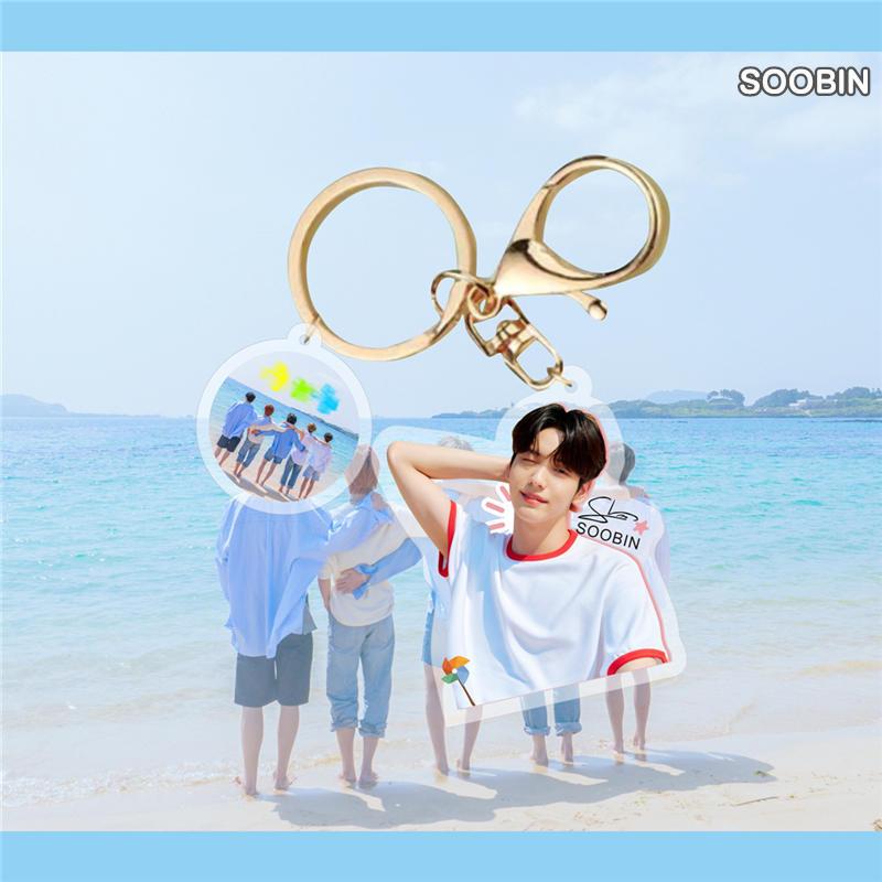 2番目半額 TXTグッズ キーリング TOMORROW X TOGETHER アクリル
