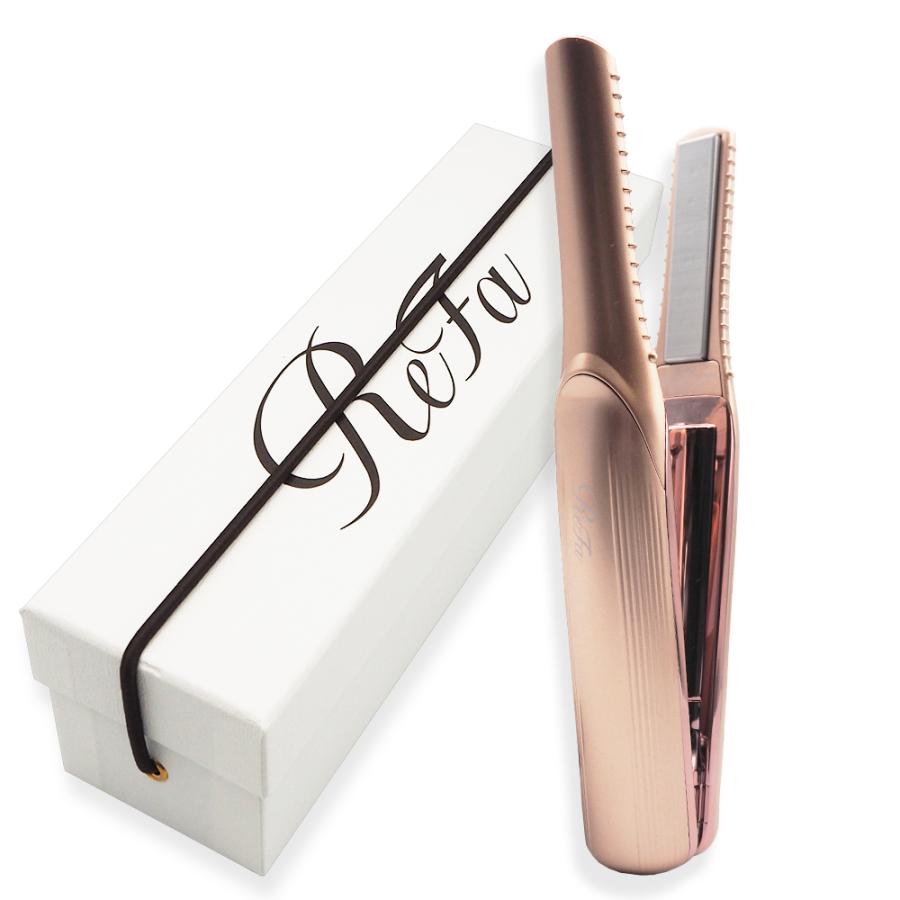 ☆美品☆リファビューテックフィンガーアイロン ～ピンク～ ヘアアイロン 