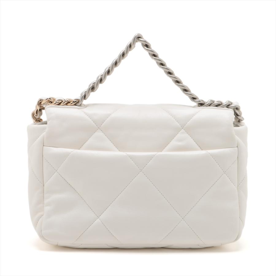 CHANEL シャネル 19 ラムスキン ランダム番 ゴールド×シルバー金具