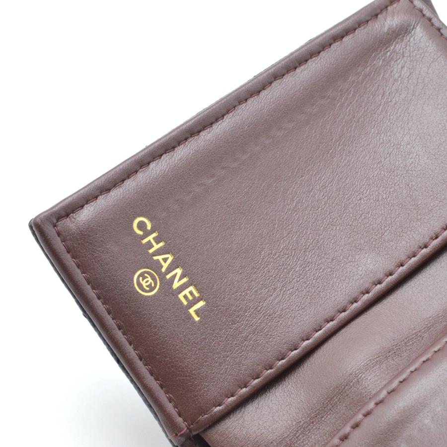 CHANEL シャネル マトラッセ 三つ折り財布 クラシック ココマーク
