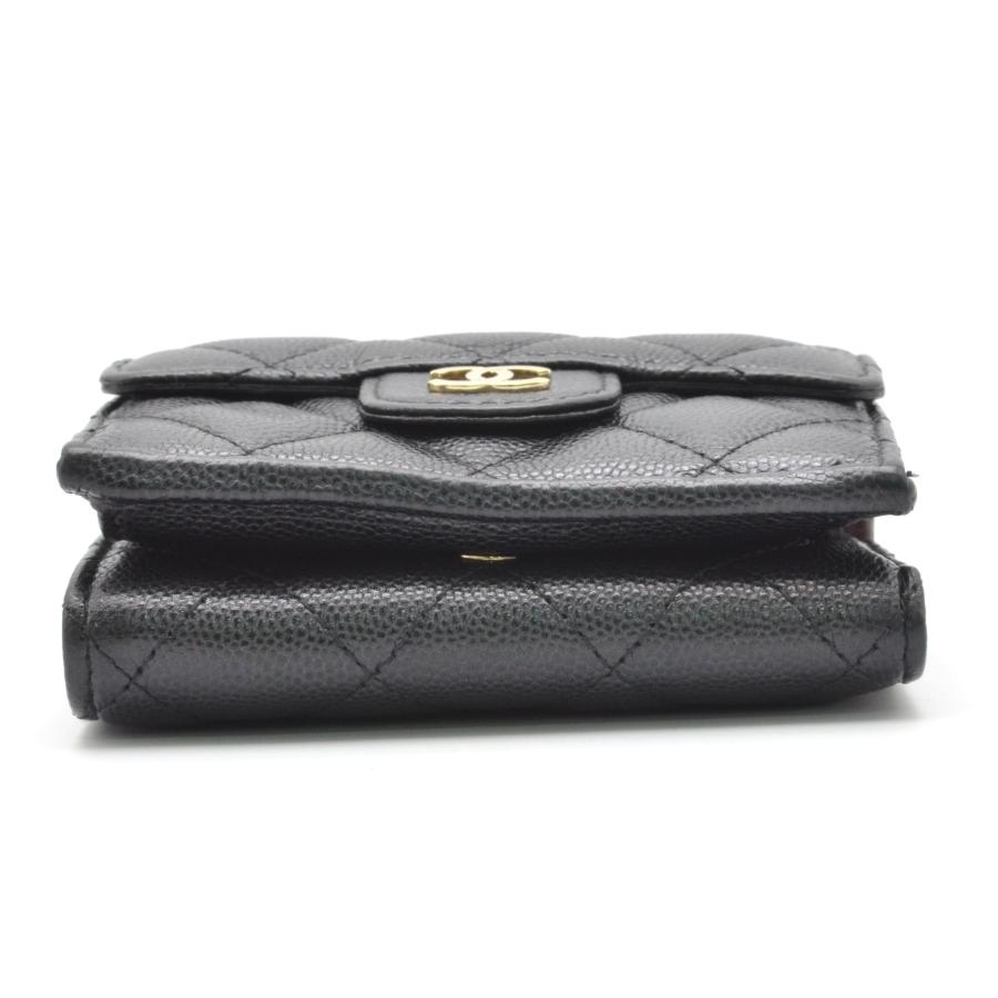 CHANEL シャネル マトラッセ 三つ折り財布 クラシック ココマーク