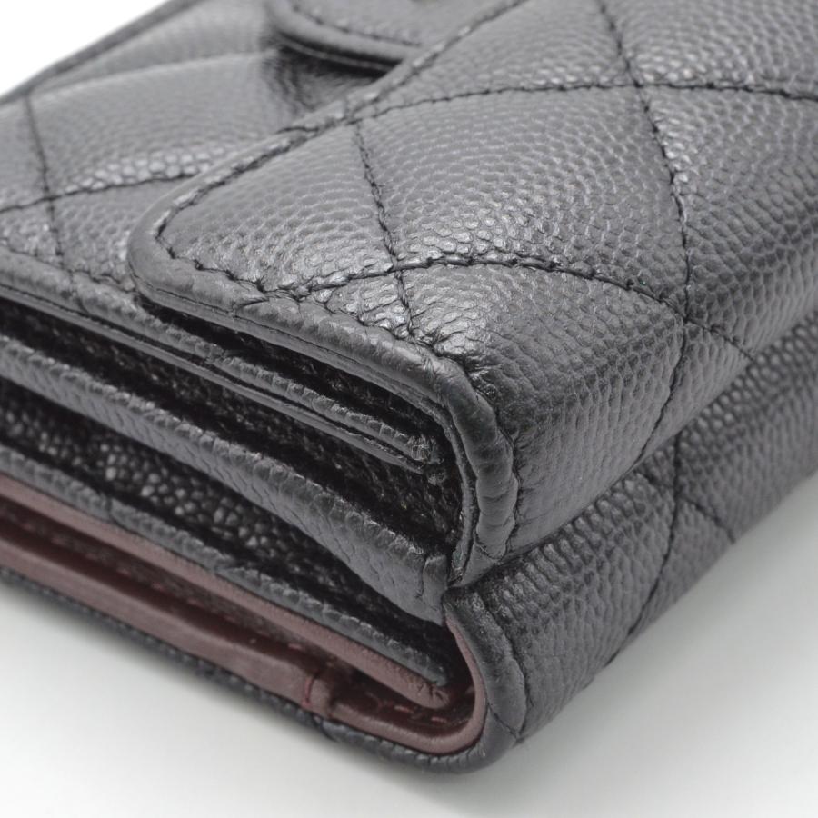 CHANEL シャネル マトラッセ 三つ折り財布 クラシック ココマーク