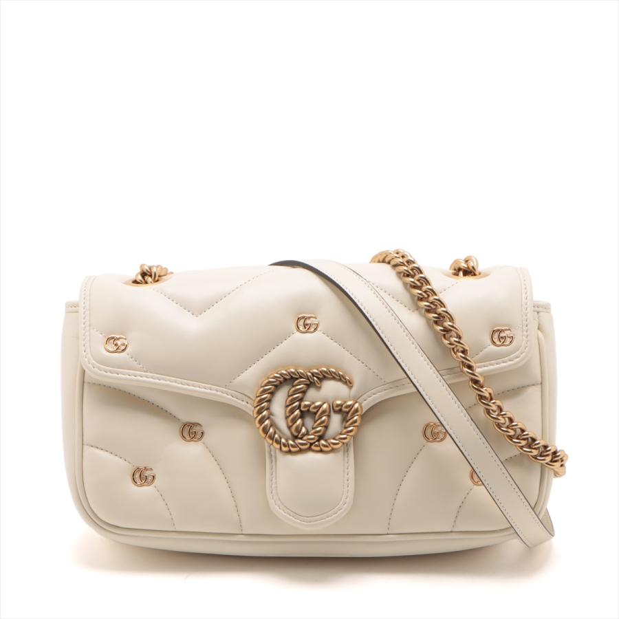 GUCCI グッチ GGマーモント 443497 レザー チェーンショルダー GUCCI グッチ GGマーモント 443497 レザー チェーンショルダー