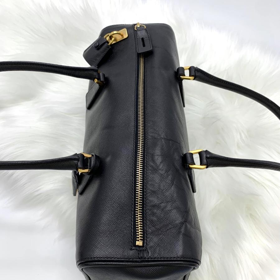 PRADA プラダ BR0487 サフィアーノスポーツレザー 黒 ミニボストン
