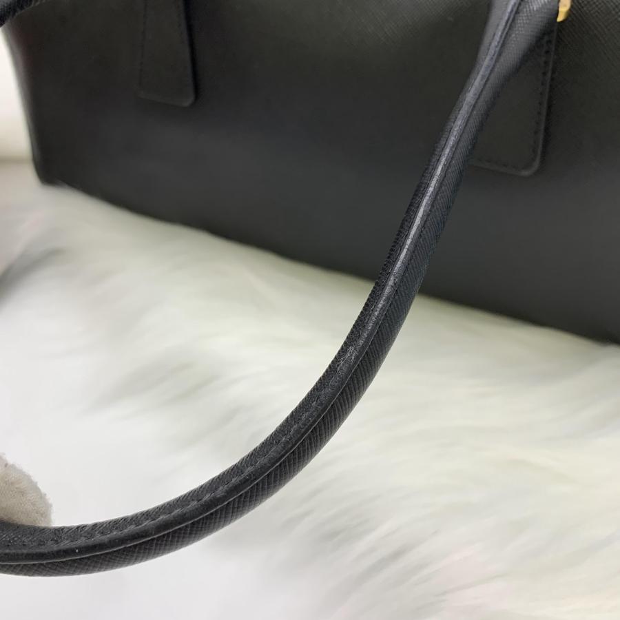 PRADA プラダ BR0487 サフィアーノスポーツレザー 黒 ミニボストン
