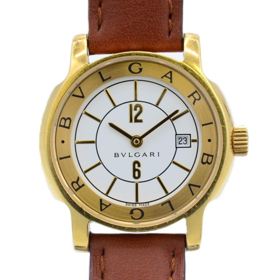 BVLGARI ブルガリ ソロテンポ ST29G K18YG ゴールド ホワイト文字盤