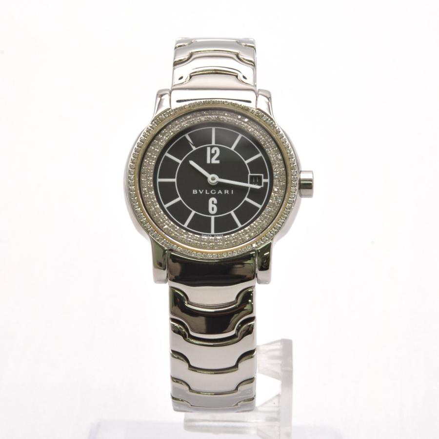 BVLGARI ブルガリ ソロテンポ ST29S ブラック文字盤 クォーツ QZ