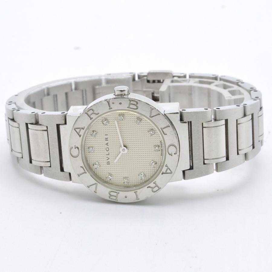 た*フ様 BVLGARI BB26SS 12P ダイヤ レディース 時計 BVLGARI ブルガリ BB26SS レディース腕時計 クォーツ 白文字盤 12P