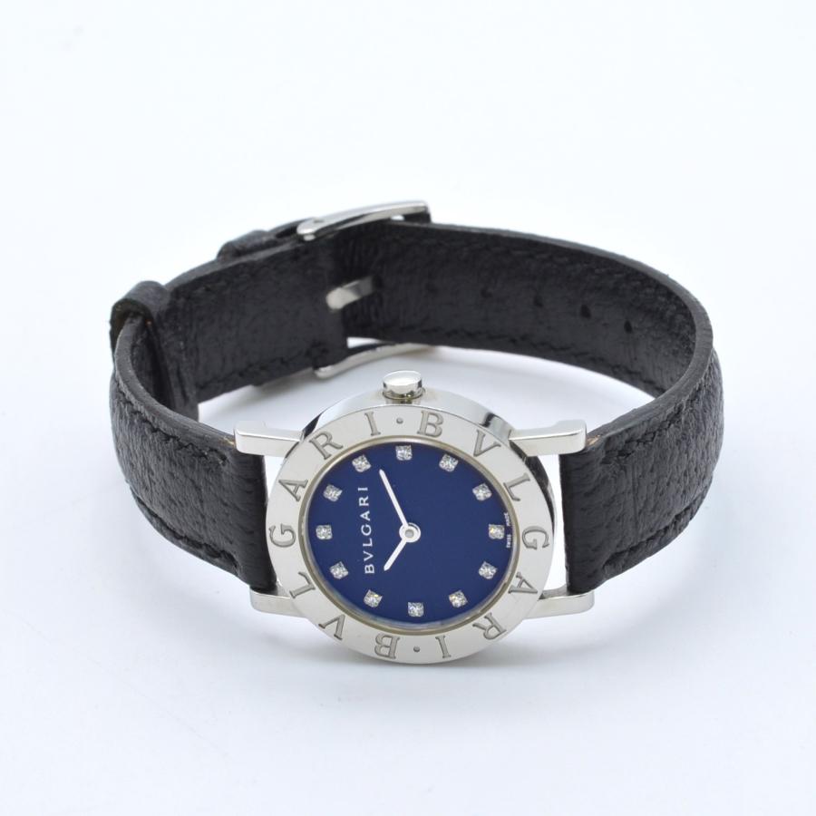 BVLGARI ブルガリブルガリ 12Pダイヤモンド ブラック文字盤 腕時計 BVLGARI ブルガリ ブルガリブルガリ 12Pダイヤ 黒文字盤