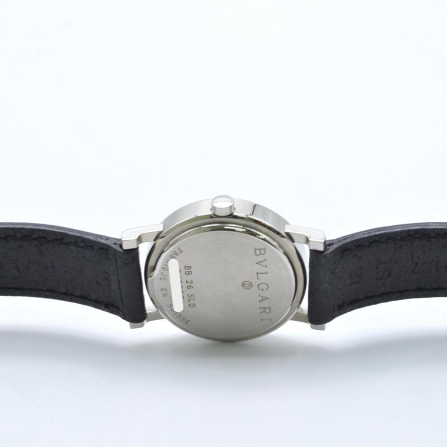 BVLGARI ブルガリ ブルガリブルガリ 4Pダイヤ 黒文字盤 レディース