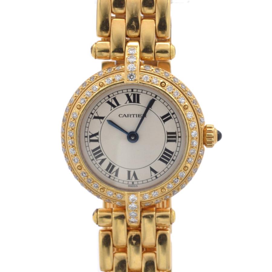 ダイヤブレス】カルティエ K18YG ヴァンドーム ダイヤベゼル 金無垢