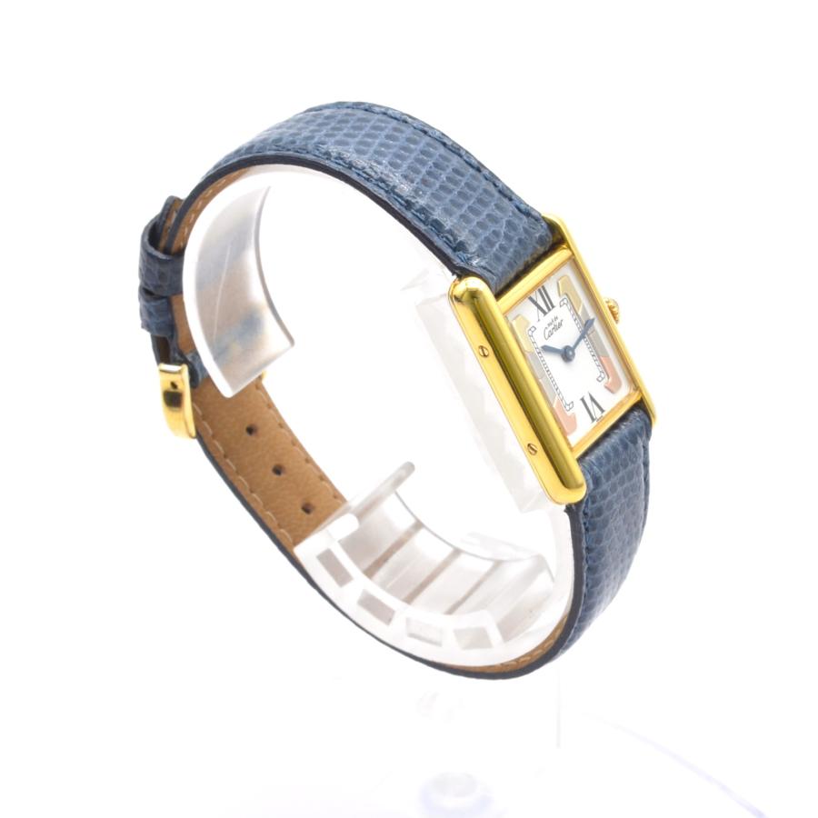 CARTIER カルティエ マストタンク GP/革 クォーツ トリニティ CARTIER カルティエ マストタンク GP/革 クォーツ トリニティ