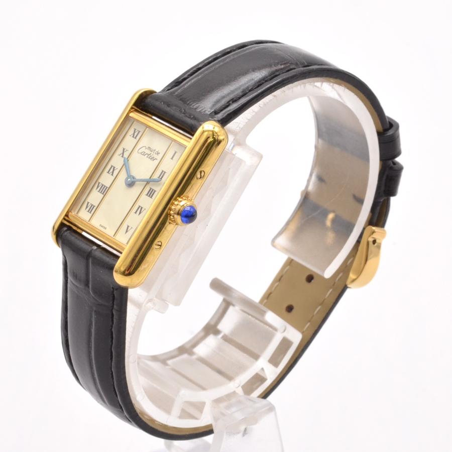 Cartier マストタンク ヴェルメイユ クォーツ CARTIER カルティエ マストタンク Must Tank ヴェルメイユ クォーツ