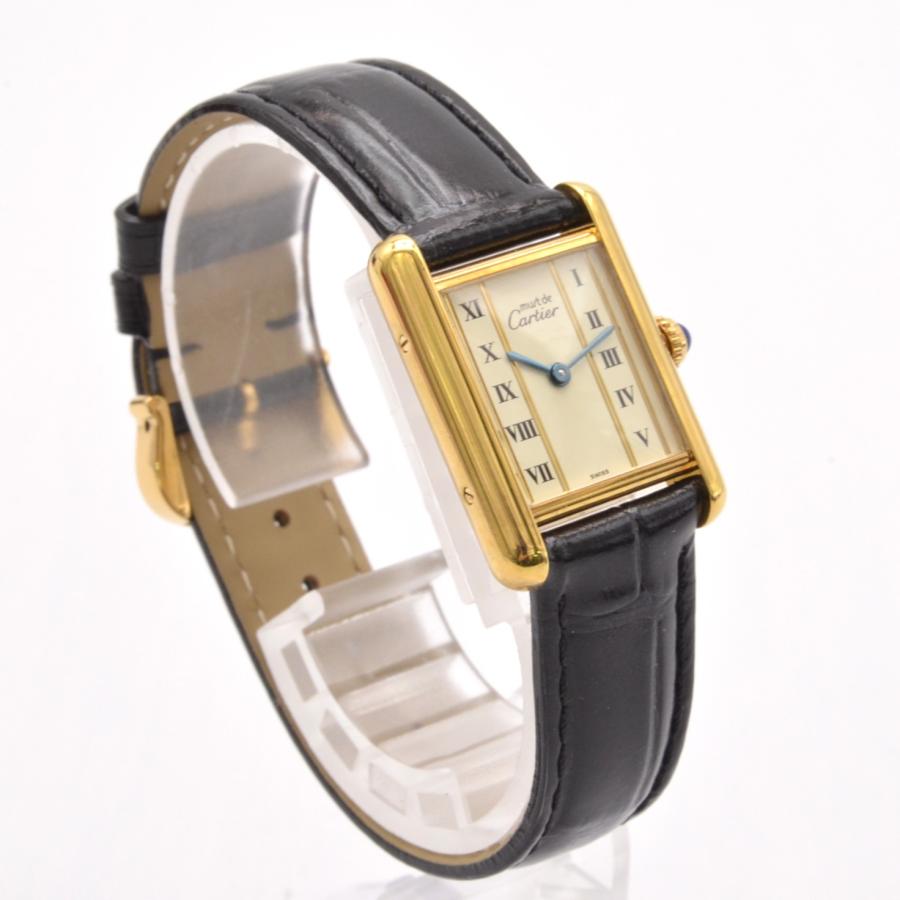 CARTIER カルティエ マストタンク Must Tank ヴェルメイユ クォーツ