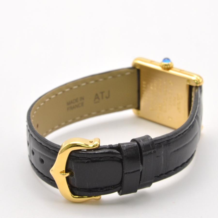 CARTIER カルティエ マストタンク ヴェルメイユ レディース腕時計