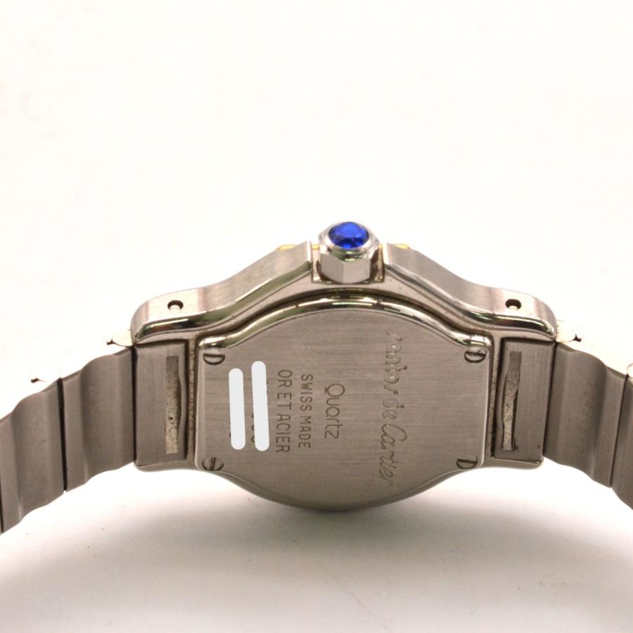 CARTIER カルティエ サントスオクタゴン クォーツ レディース腕時計 SS