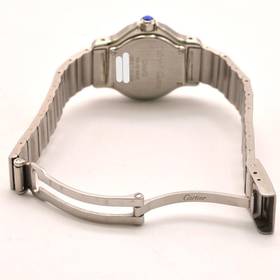 CARTIER カルティエ サントスオクタゴン クォーツ レディース腕時計 SS