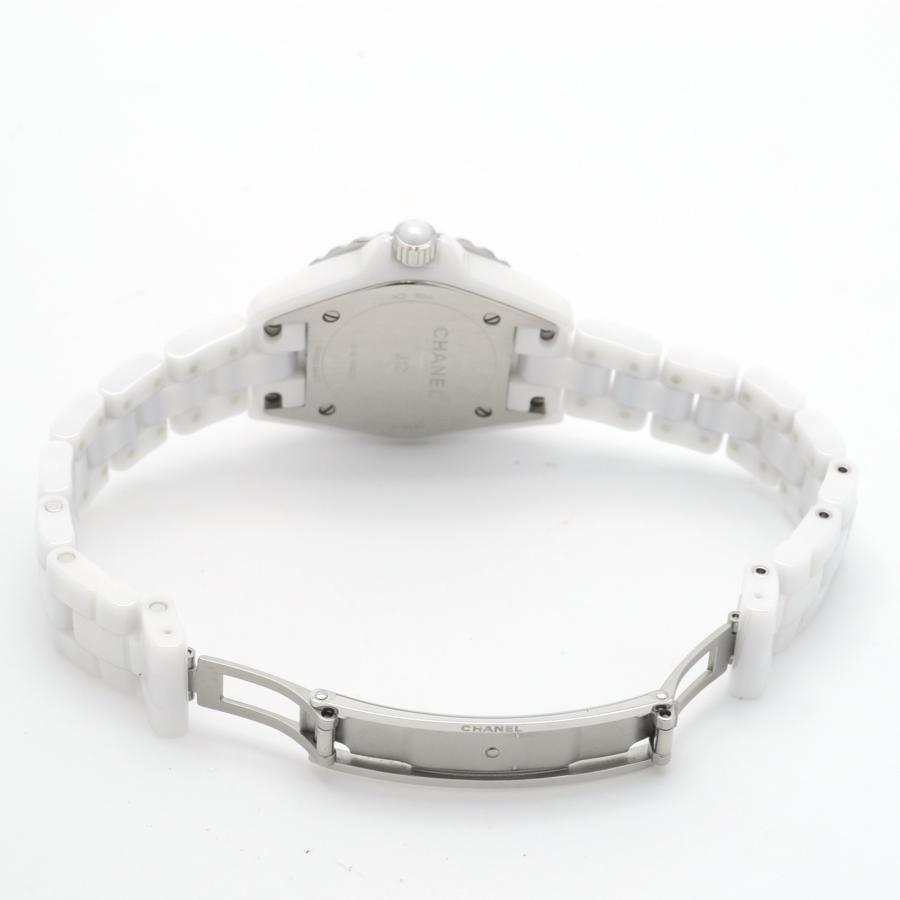 CHANEL シャネル J12 H2570 8Pダイヤモンド 29ミリ ホワイトシェル文字  