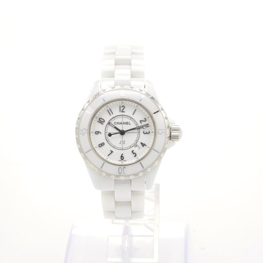 シャネル CHANEL J12 レディース クォーツ 腕時計 セラミック ホワイト文字盤 H0968 中古 新入荷 CH0780 CHANEL - シャネル CHANEL J12 レディース クォーツ 腕時計 セラミック