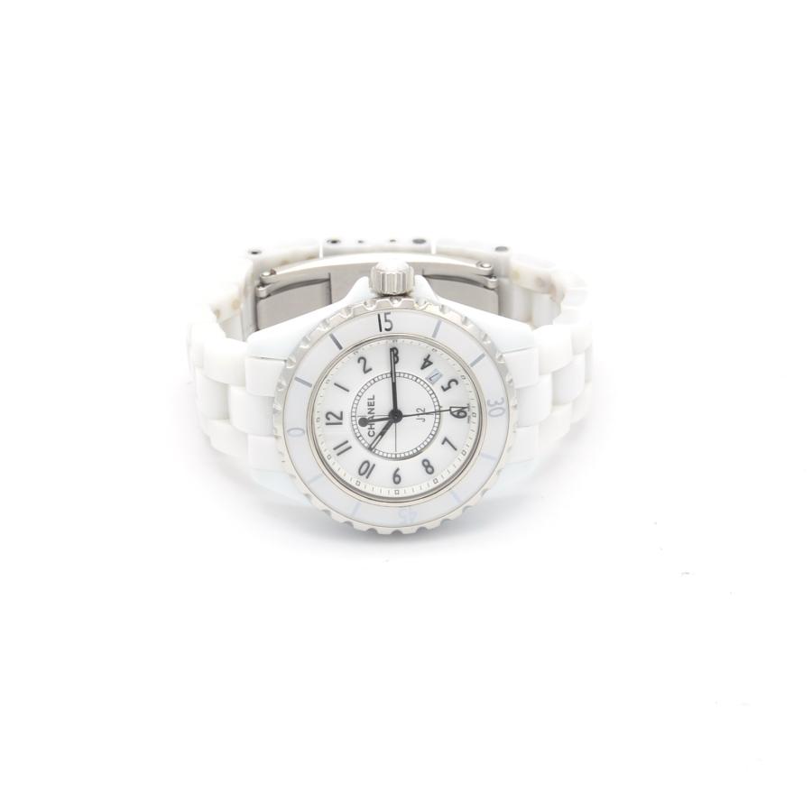 CHANEL シャネル J12 クォーツ 33ミリ H0968 QZ ホワイト文字盤