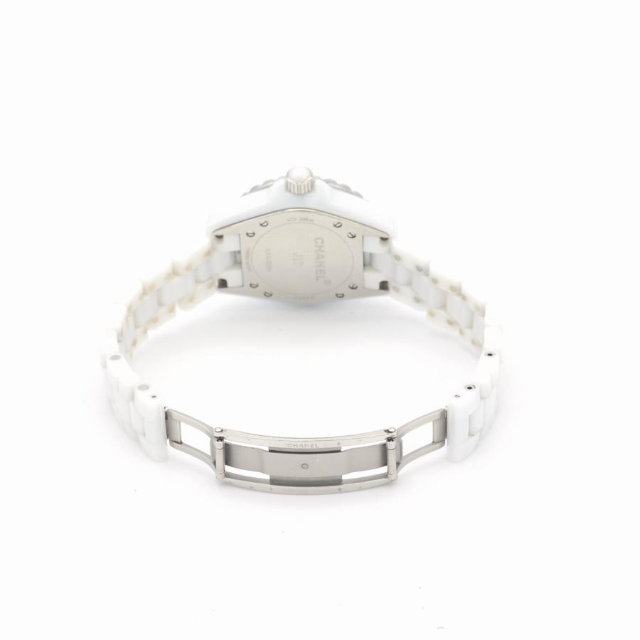 CHANEL シャネル J12 クォーツ 33ミリ H0968 QZ ホワイト文字盤