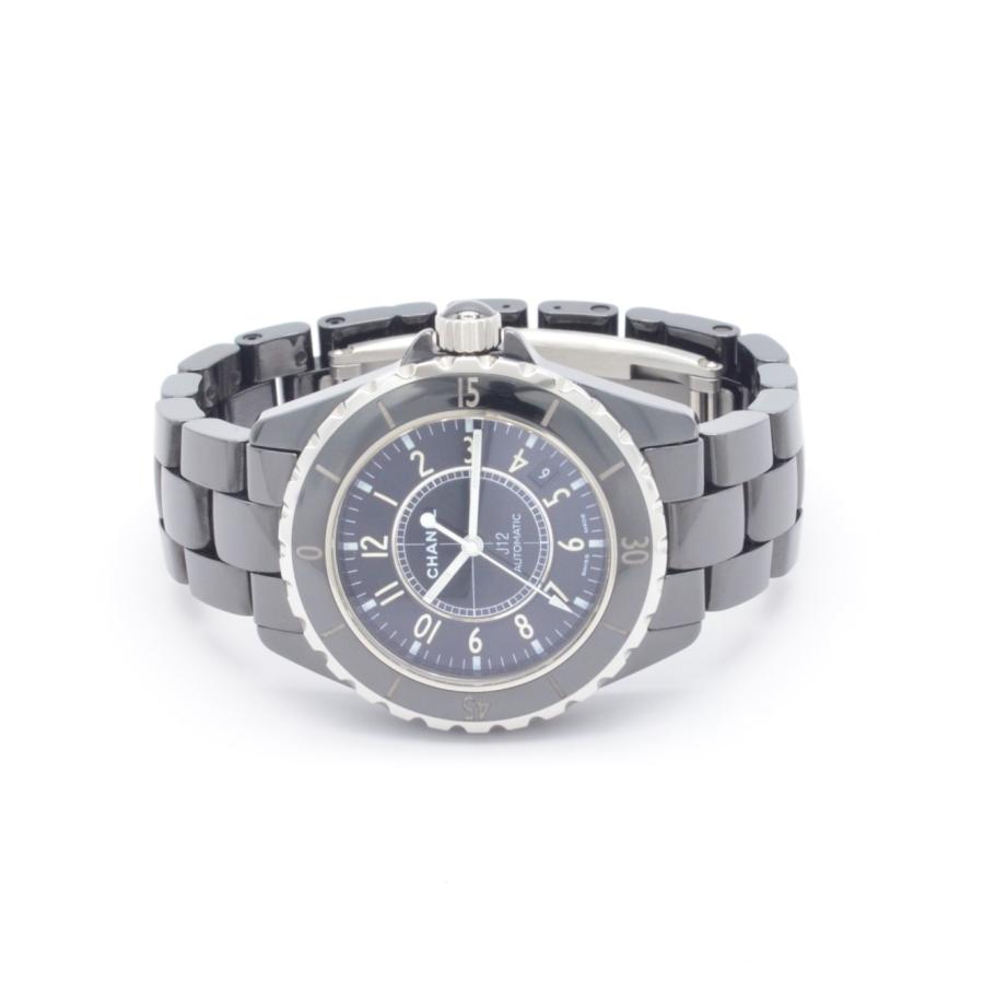 CHANEL J12 自動巻き腕時計 38mm CHANEL シャネル J12 38ミリ AT/自動巻 ブラック文字盤 セラミック