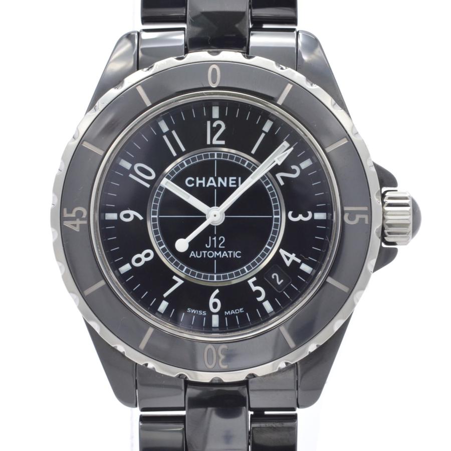OH済1年保証CHANEL J12 H0685 自動巻　38ミリ　新品同様 CHANEL シャネル J12 H0685 38ミリ AT/自動巻 ブラック文字盤