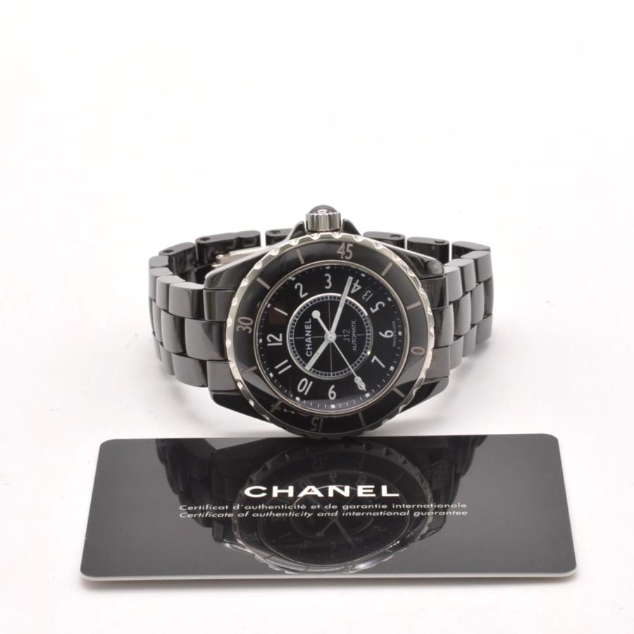 CHANEL シャネル J12 メンズ腕時計 自動巻き ブラックセラミック