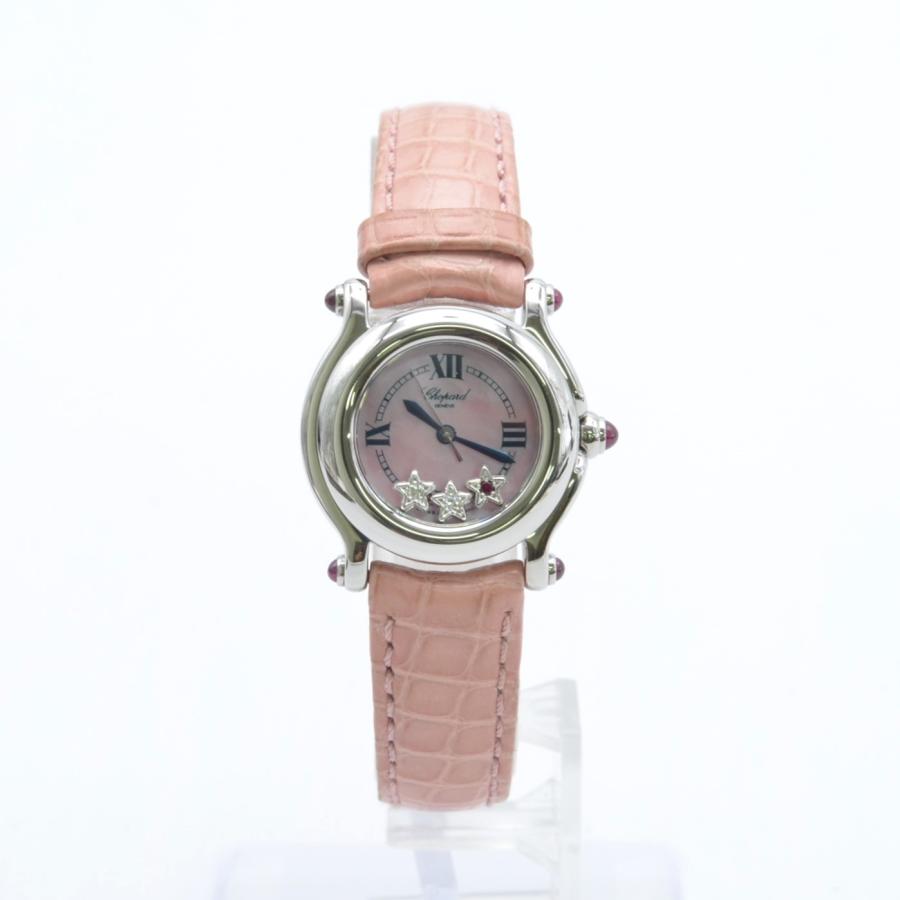 T207 ショパール ハッピースポーツ 27/8245 5Pダイヤ クォーツ CHOPARD ショパール ハッピースポーツ スターダイヤ 27/8245-21