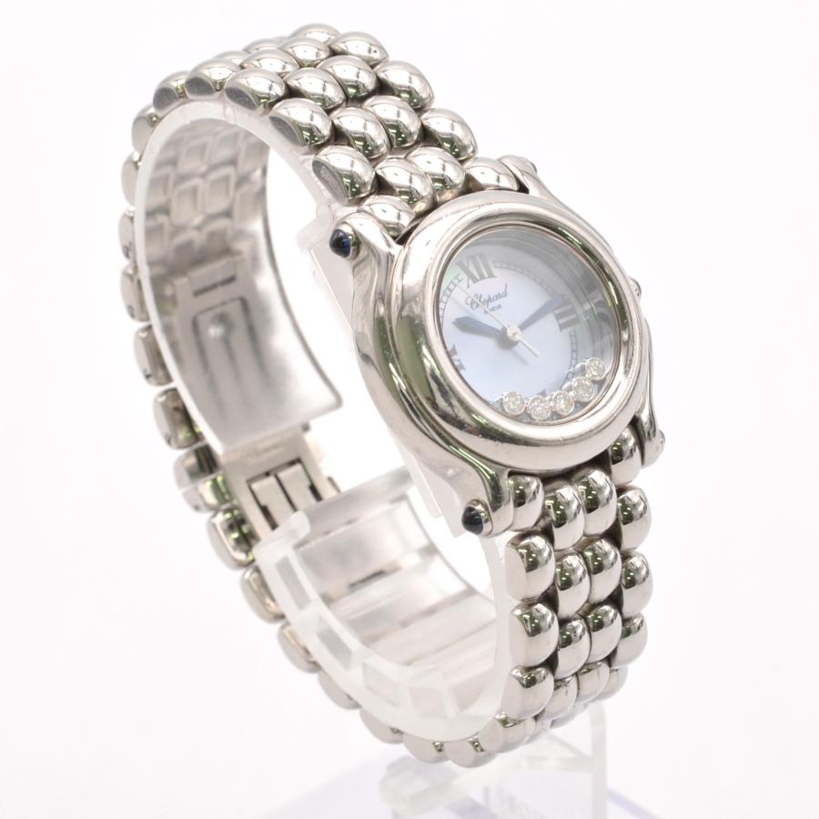 ショパール Chopard ハッピースポーツ 27/8250 23 レディース 腕時計 5P ダイヤ ホワイトシェル 文字盤 クォーツ Happy sports VLP 90228001 ショパール ハッピースポーツ 27/8250-23 ホワイトシェル/ダイヤモンド