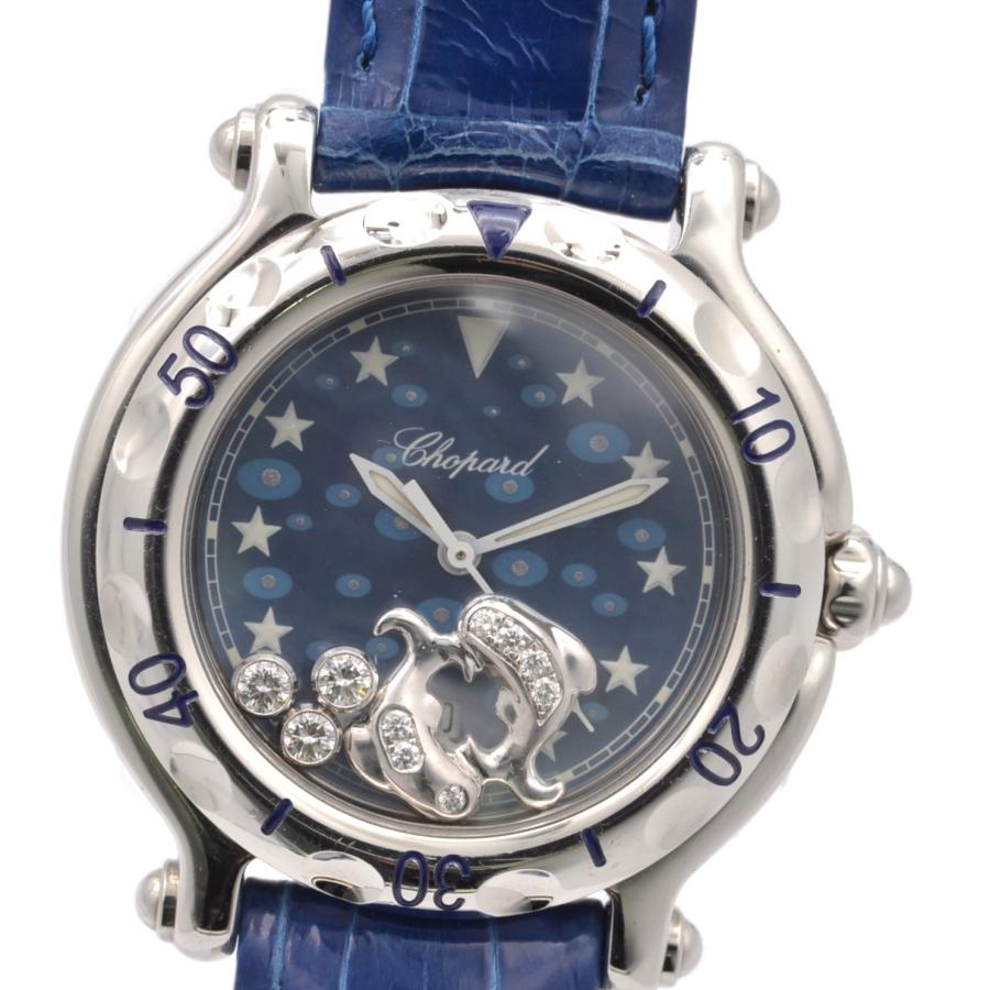 【美品】ChopardショパールHappySport ハッピースポーツ ショパール(CHOPARD) 美しいオーバルシェイプに生まれ変わった