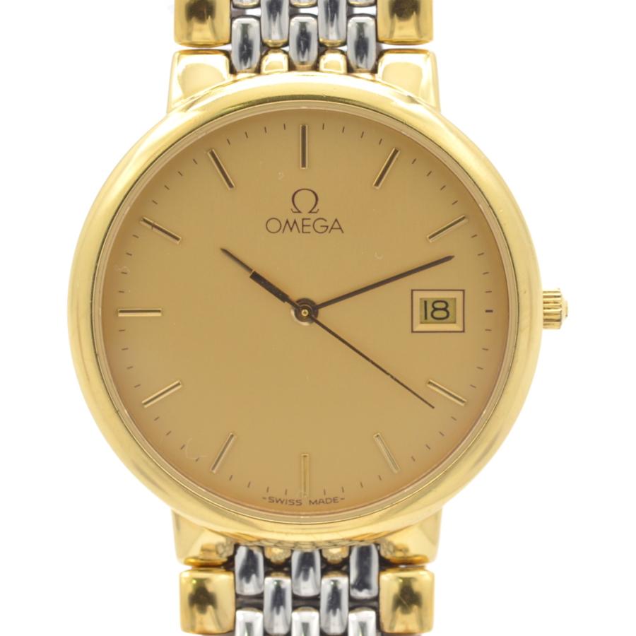 オメガ デビルクォーツメンズボーイズ電池交換済み