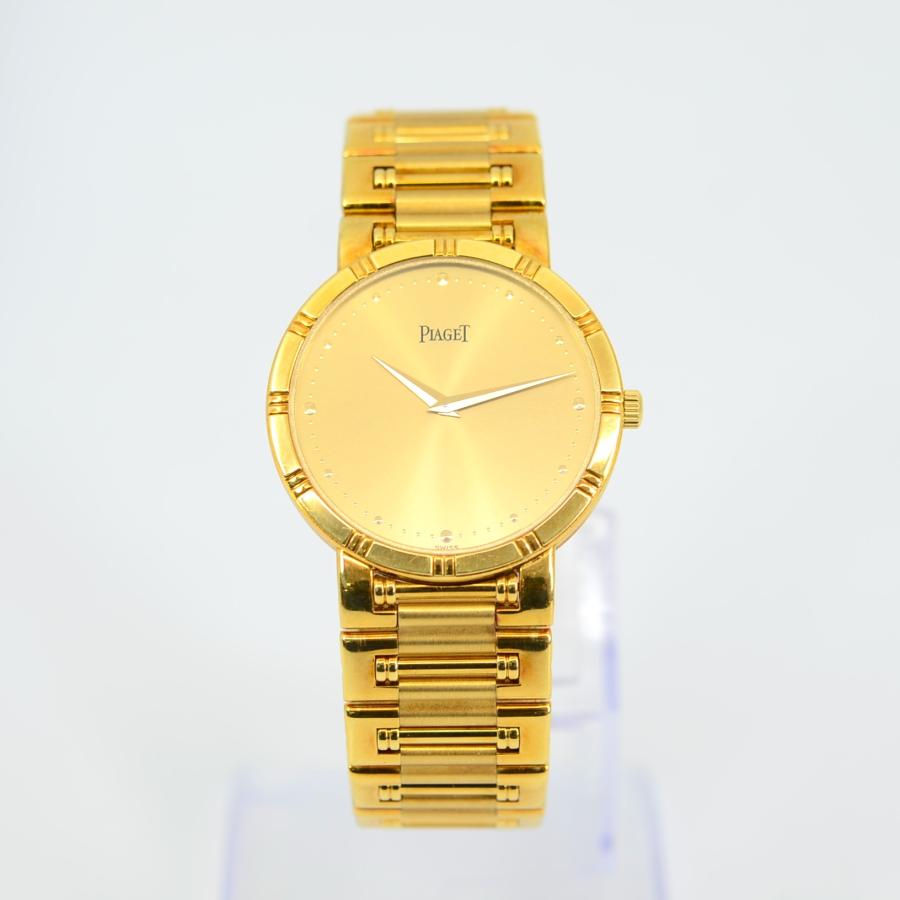 PIAGET ピアジェ ダンサー 84023 K 81 YG QZ ゴールド文字盤 メンズ