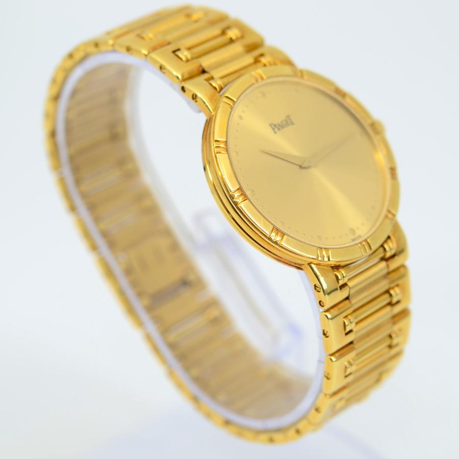 PIAGET ピアジェ ダンサー 84023 K 81 YG QZ ゴールド文字盤 メンズ