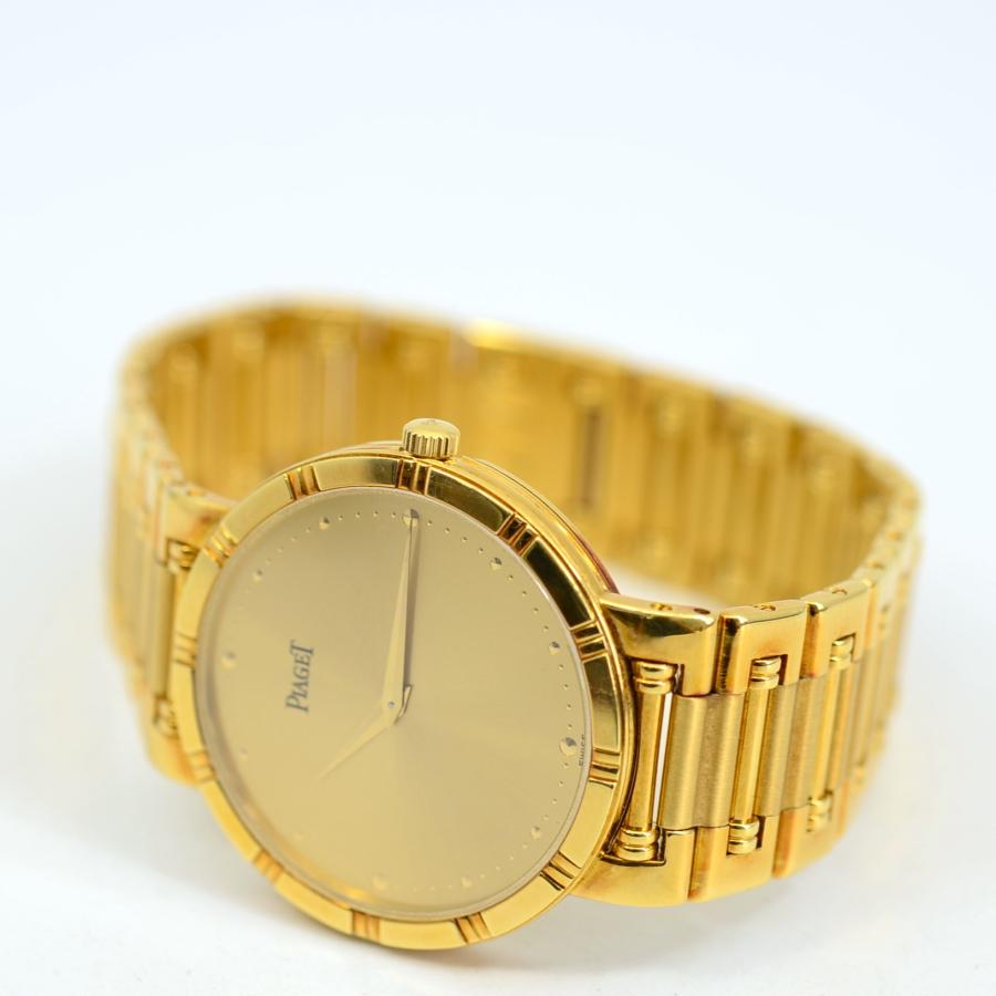 PIAGET ピアジェ ダンサー 84023 K 81 YG QZ ゴールド文字盤 メンズ
